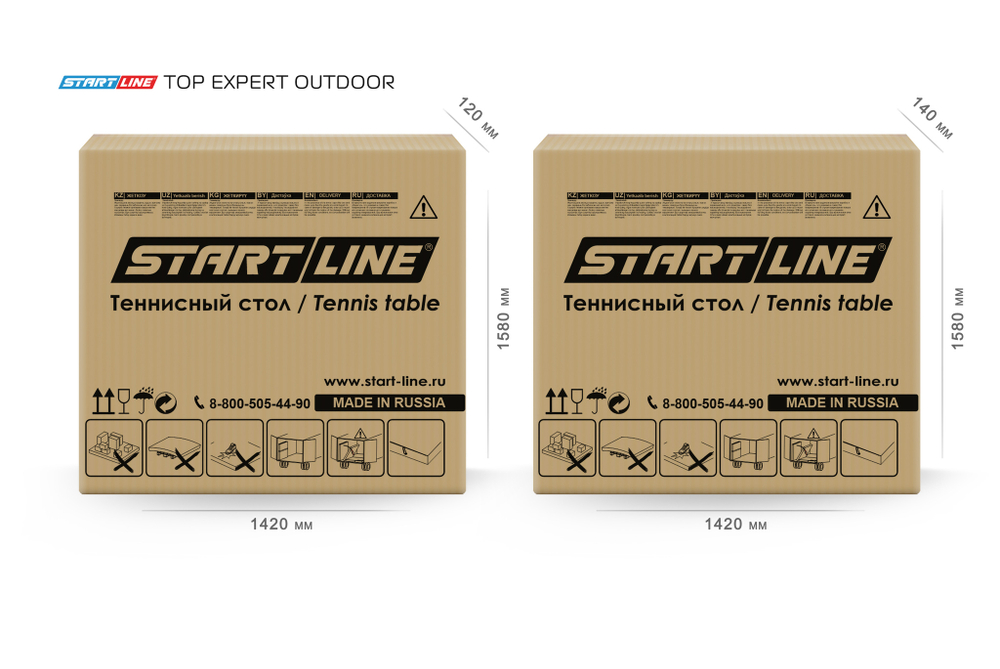 Стол теннисный Top Expert 6 Всепогодный Black