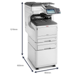 МФУ OKI MC883dnct, A3, 35 стр./мин, Ethernet, цветной