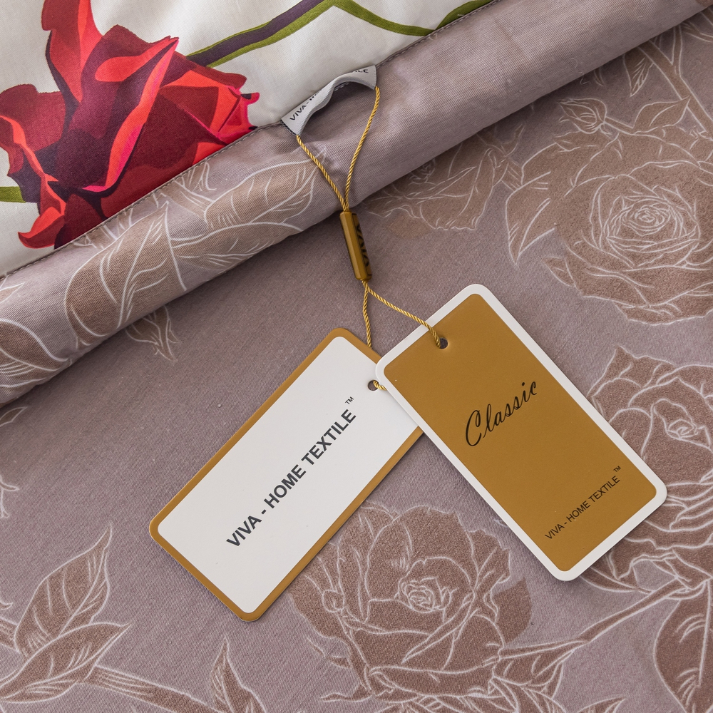 Комплект постельного белья Сатин с Одеялом 100% хлопок на резинке OBR119