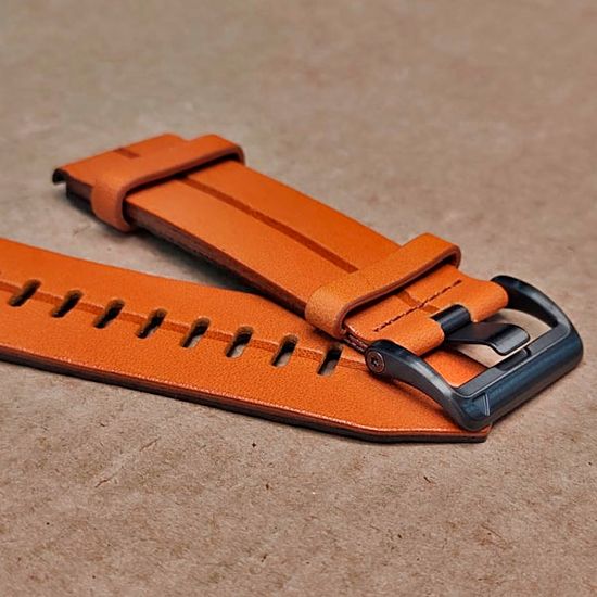 Ремешок кожа / замша 26 мм для Garmin Fenix 7x / 6x / 5x / 3, Enduro 2 / Tactix 7, Tactix Delta быстросъемный