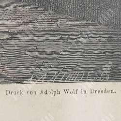 Подслушивающий. Гравюра на металле, акварель. Дрезден, 2-я пол. XIX в.