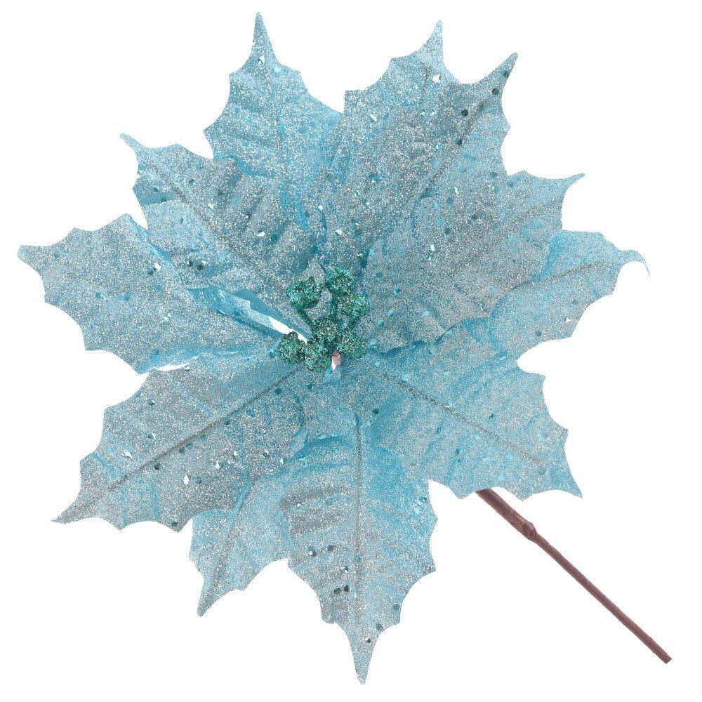 GAEM Цветок искусственный "Пуансеттия", L27 W27 H30 см, 3в.