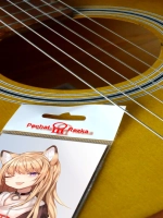 Стикер - Аниме девушка кошка лиса