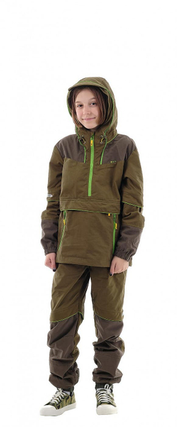 Костюм противоэнцефалитный «Элит Барьер» для детей (хаки/салатовый)