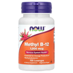 NOW Foods, Methyl B-12, метилкобаламин, 1000 мкг, 100 таблеток для рассасывания