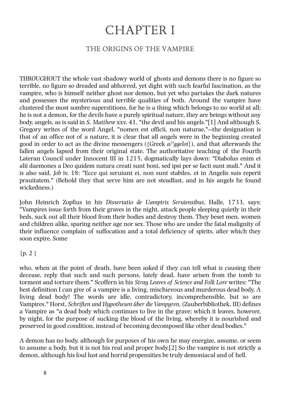 The Vampire, His Kith and Kin | Montague Summers