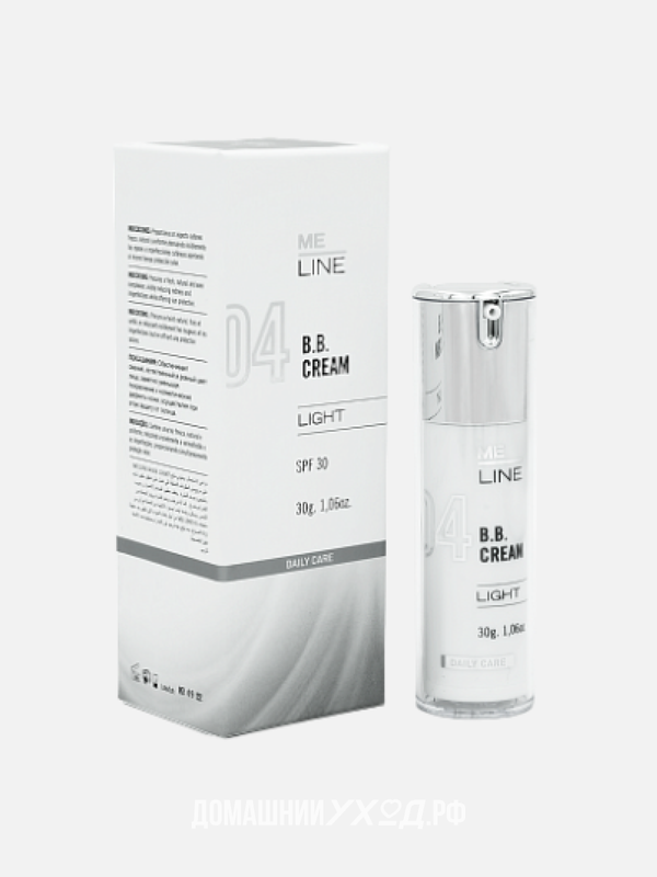 Крем ВВ тон светлый 04 BB Light, MELINE, 30 гр