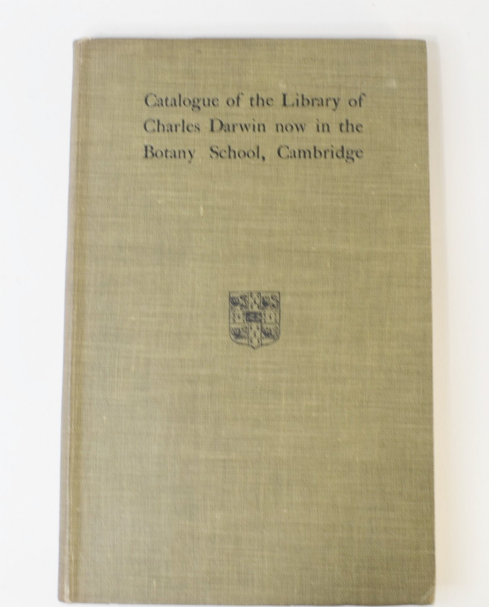 Catalogue of the Library of Charles Darvin nov in the Botany School. Cambridge. 1908 г.