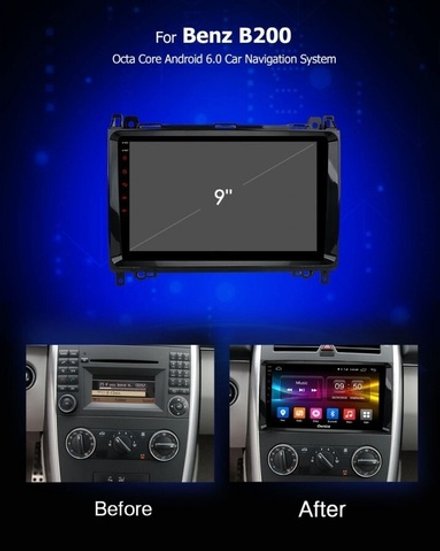 Магнитола для Mercedes-Benz Viano/Vito W639, Vito W447, A класс W169, B класс W245, Sprinter W906, VW Crafter - Carmedia OL-9946 QLed, Android 13, TS20, CarPlay, SIM-слот