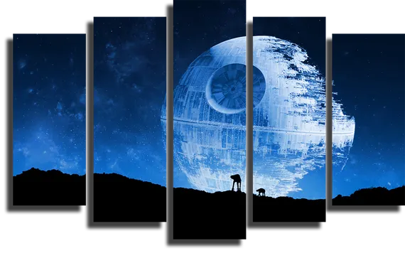 Модульная картина "Звезда Смерти"