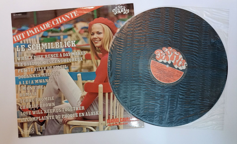 Винтажная виниловая пластинка LP Mario Cavallero Son Orchestre Et Ses Chanteurs Hit Parade Chante Vol. 22 (France 1975)