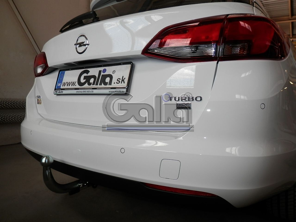 Фаркоп оцинкованный Galia O0618A для Opel Astra K универсал 2016-(паспорт и сертификат в комплекте)(без электрики)