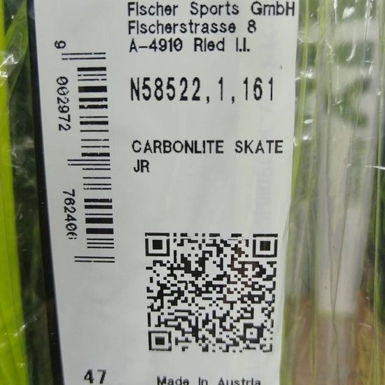 Беговые лыжи FISCHER Carbonlite Skate Hole JR IFP фото 17