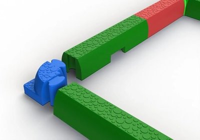 Набор Walkedge "Прямоугольник" -тактильная дорожка-шагайка