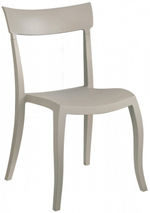 Стул пластиковый Papatya Hera-SP, песочный