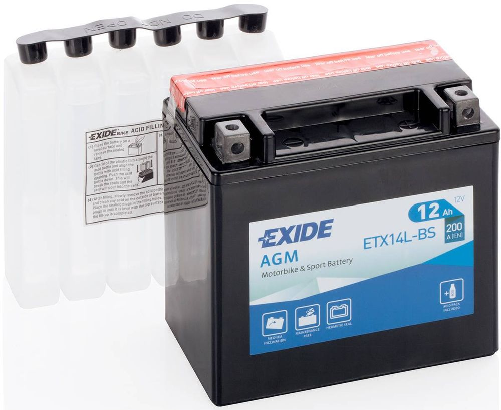 EXIDE ETX14L-BS аккумулятор