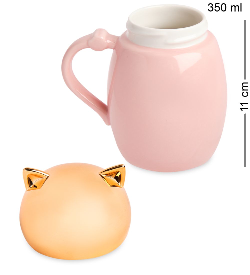 GAEM Art MUG-389/3 Кружка «Без кота и жизнь не та»