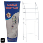 Стеллаж, этажерка, напольная полка над стиральной машиной и унитазом "Sailboat Washing machine rack / Toilet rack"