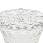 Кофейный столик Rock Crystal диаметр 31 пластик, прозрачный