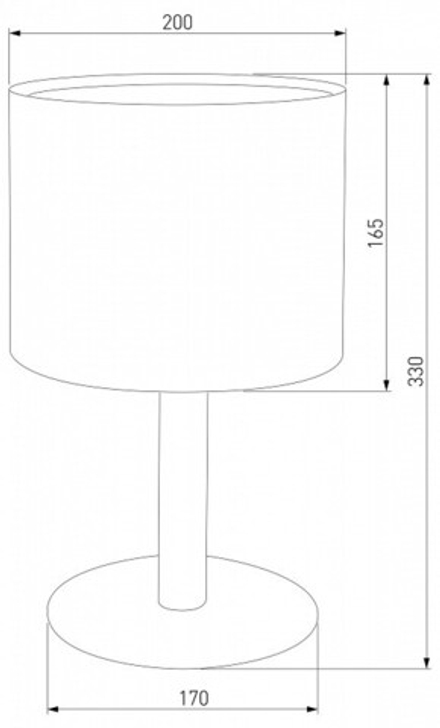 Настольная лампа декоративная TK Lighting Deva 5219 Deva Graphite