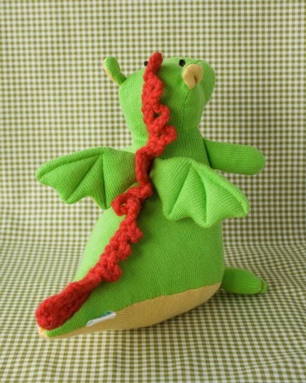 Вязаная игрушка Дракончик, Фрея