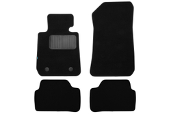 Коврики в салон для BMW 1 5D E87 АКПП 2004-2007, 2007-2011, хэтчбек, 4 шт. (текстиль) KLEVER03050422110KH