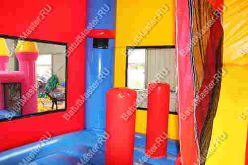 Коммерческий надувной батут "Лесные жители" 4,5*4,5*5 м