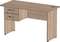 Стол письменный 2 ящика Стандарт- дуб сонома