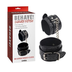 Черные наручники Be good Wrist Cuffs (Цвет: черный)