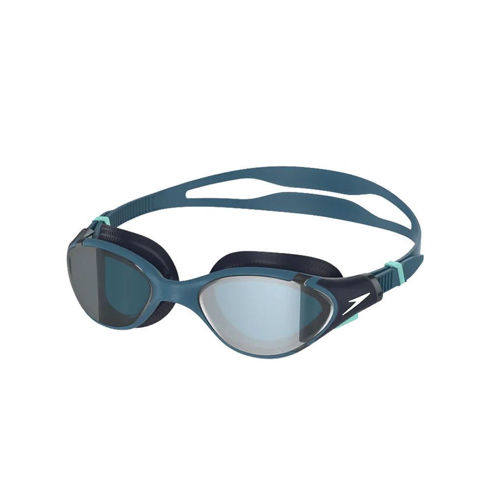 Очки для плав. SPEEDO Biofuse 2.0 Mirror 8-002331005-0021, ЗЕРКАЛЬНЫЕ линзы, темно-синяя оправа