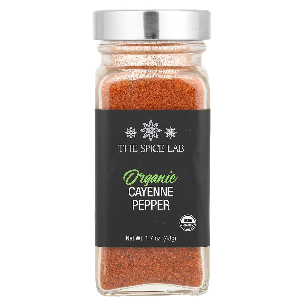 The Spice Lab, органический кайенский перец, 48 г (1,7 унции)