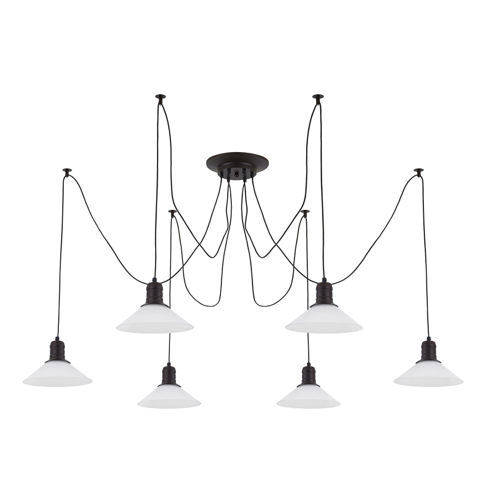 Citilux Эдисон CL451062 Люстра паук Венге