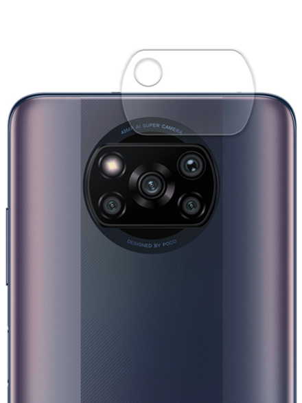 Стекло на камеру ROSCO для Poco X3 NFC;Poco X3 Pro оптом (арт. XM-PX3-CLEAR-CAM-GLASS)