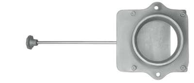 Чугунный шиберный блок ф150