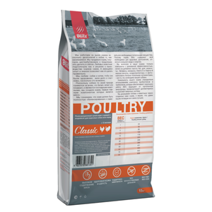 Сухой корм Blitz Classic Poultry Adult Dog All Breeds для взрослых собак всех пород