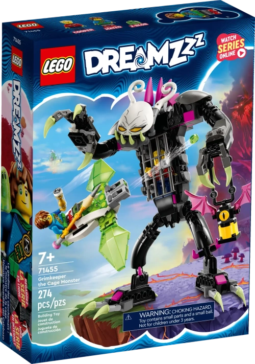 Конструктор LEGO DREAMZzz 71455 Мрачный хранитель - монстр в клетке