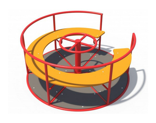 Карусель для детской площадки с рулем Сафари