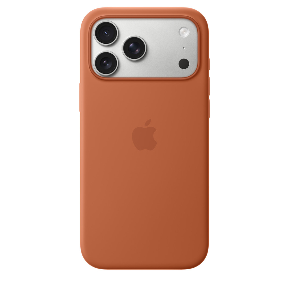 Чехол Apple Silicone Case с поддержкой MagSafe для iPhone 17 Pro Max, Terra Cotta