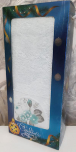 Полотенце махровое в подарочной упаковке, 100% хлопок, Турция.