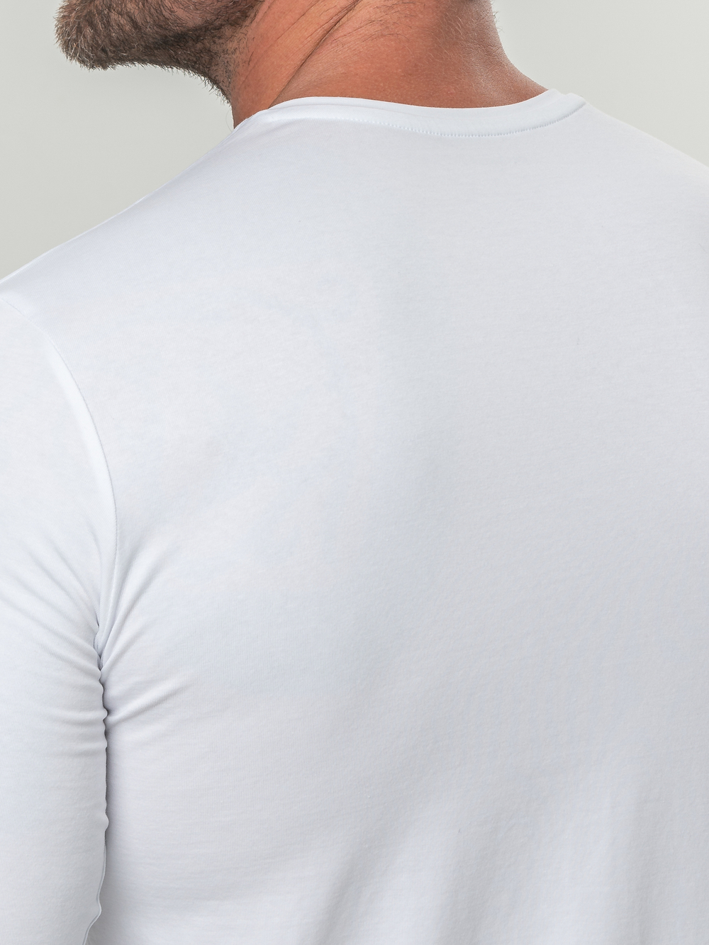 Футболка мужская с круглым вырезом белый