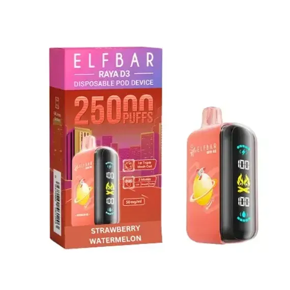ELF BAR RAYA D3 - Strawberry Watermelon