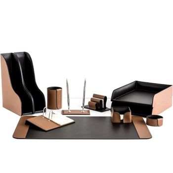 Настольный набор из кожи Cuoietto серии Business из 11 предметов (NBCTabCh11.2)