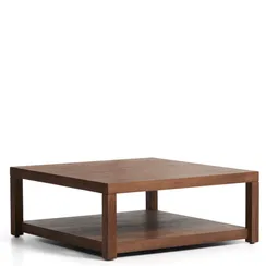 Приставной столик Norani 90x90х36 см, массив акации