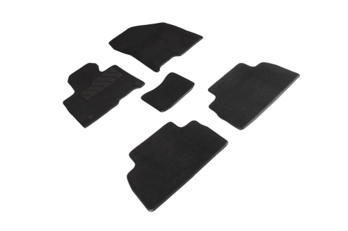 Ворсовые коврики LUX для Hyundai Santa FE IV (5 мест) 2018-2020 Seintex.94642