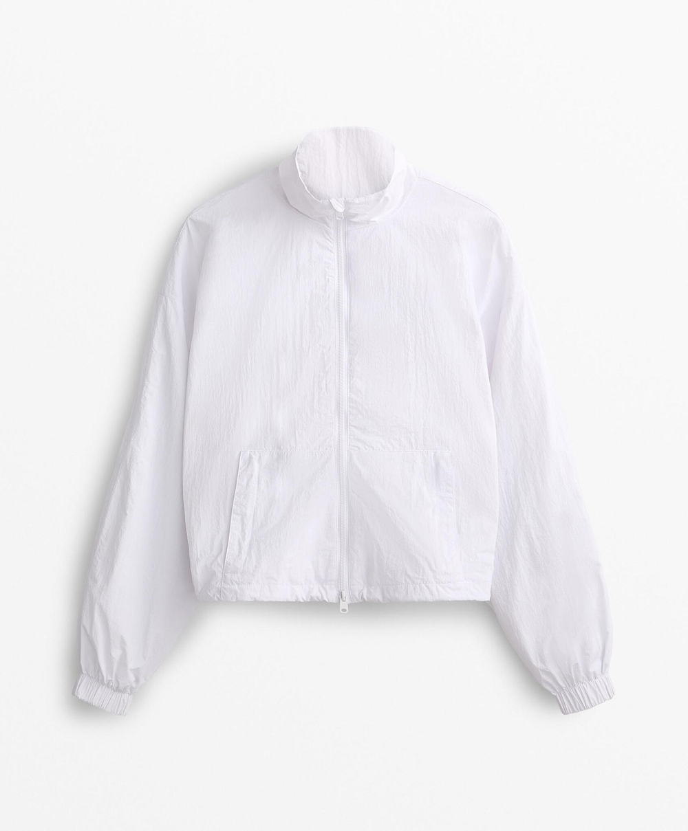 Oysho Спортивная куртка, белый