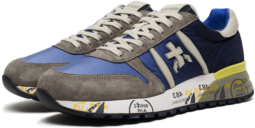 Premiata Lander 4587 Серые с синим