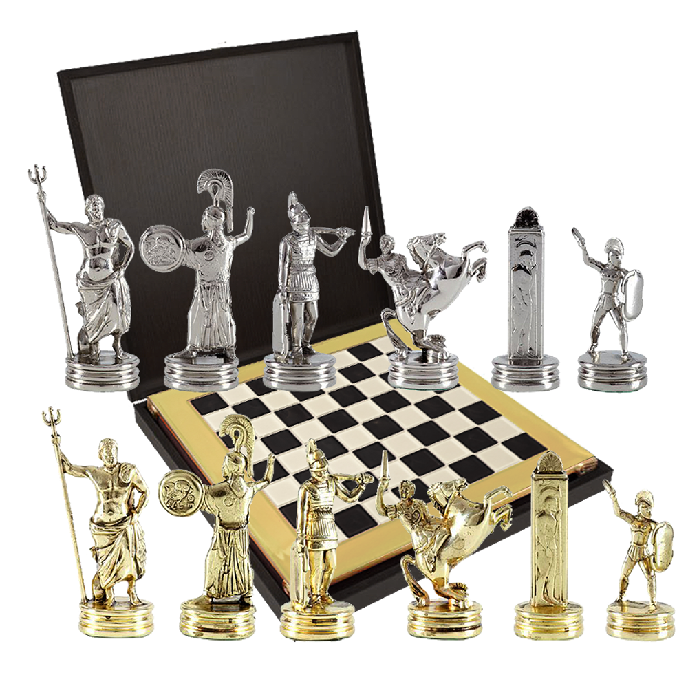 Manopoulos Шахматный набор Троянская война