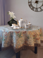 Гобеленовая скатерть Екатерина D 120 см