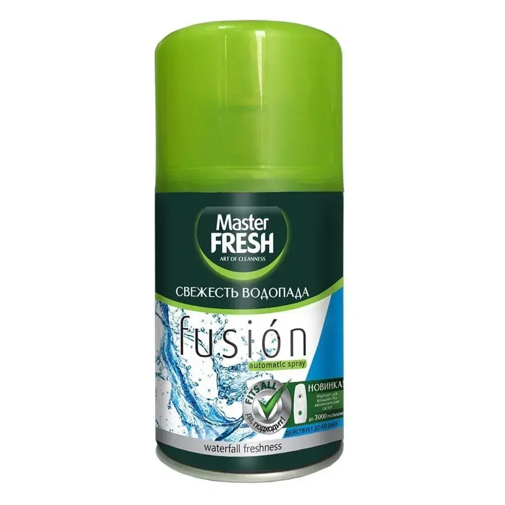 Освежитель воздуха сменный баллон 250мл Master FRESH Свежесть водопада