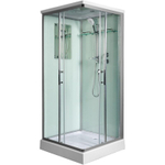 Душевая кабина WeltWasser WW500 Laine 902 90x90 10000003262 профиль Хром стекло прозрачное